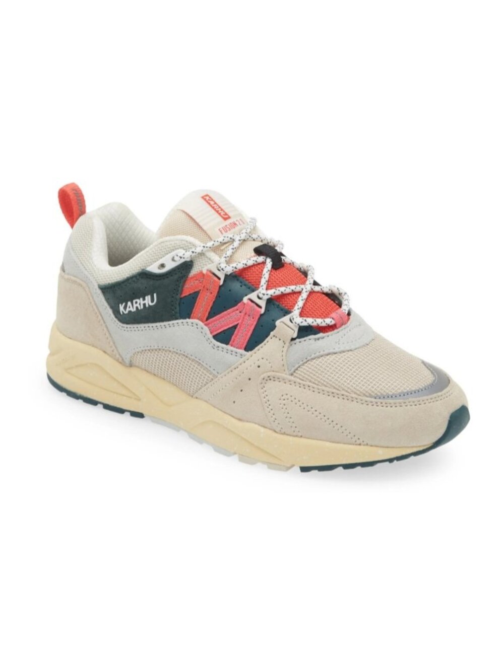Karhu Fusion 2.0 Low Top Sneaker Whitecap Gray Size Mens 8.5 / Womens 10
